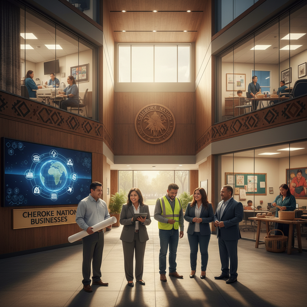 Photograph representing Cherokee Nation Businesses: The Economic Engine Behind Tribal Services