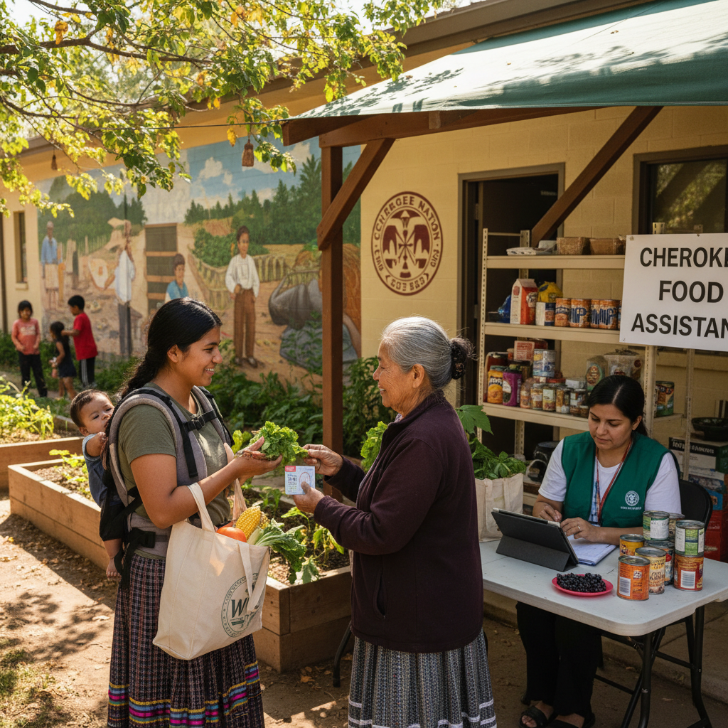 Photograph representing Cherokee Nation WIC and SNAP: Food Assistance Programs for Tribal Citizens