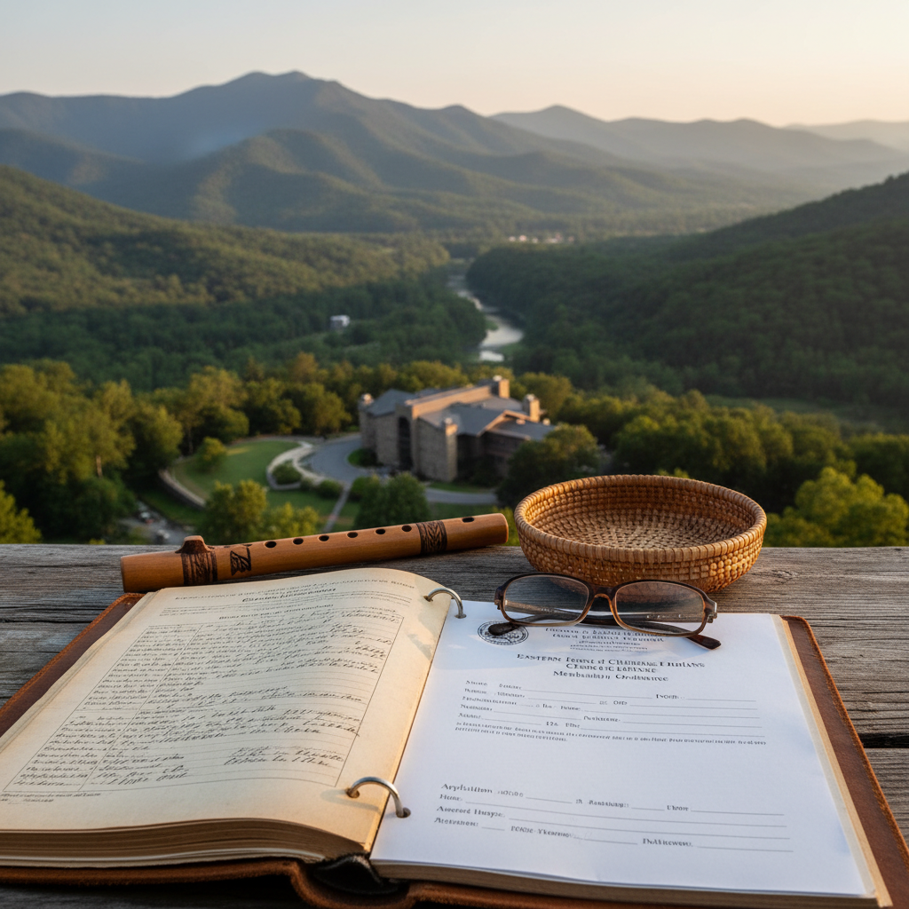 Photograph representing EBCI Enrollment: Eastern Band of Cherokee Indians Citizenship Rules
