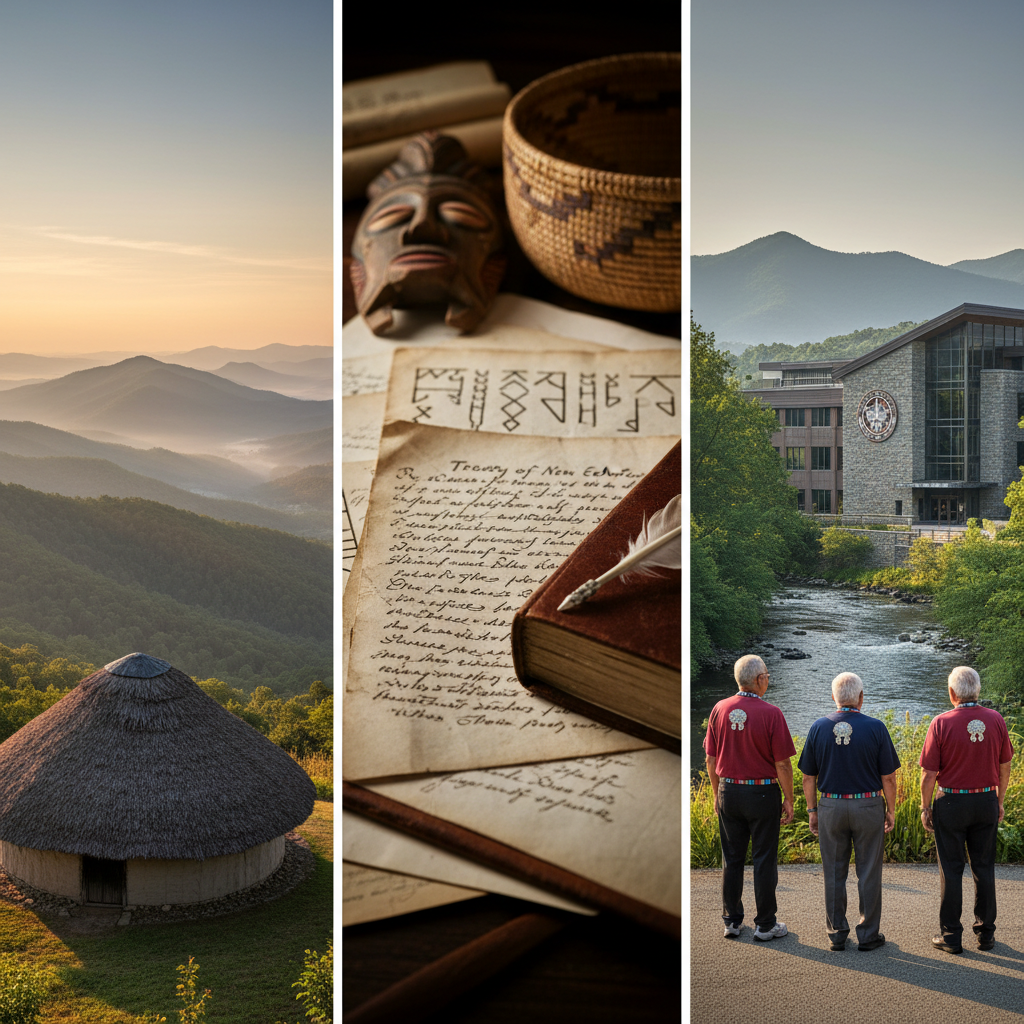 Photograph representing EBCI History: From Qualla Boundary to Modern Sovereign Nation