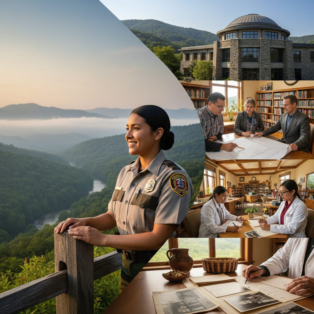 Photograph representing EBCI Jobs and Career Opportunities: Working for the Eastern Band of Cherokee Indians