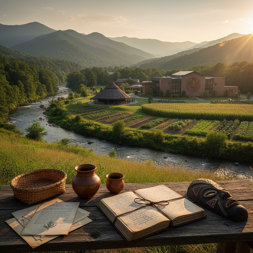 Photograph representing EBCI Services: What the Eastern Band of Cherokee Indians Offers Its Citizens