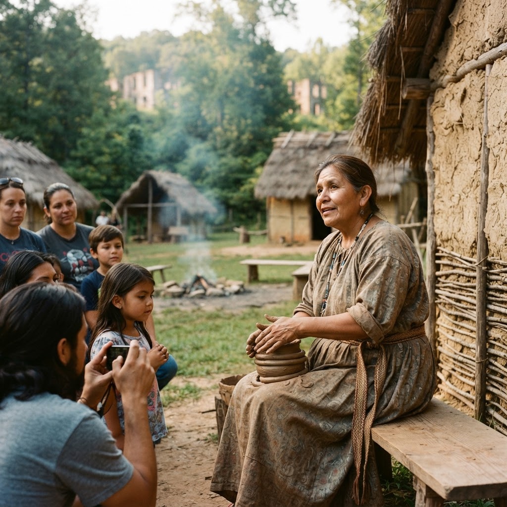 Photograph representing Cherokee Heritage Center: Preserving Culture in Tahlequah Oklahoma