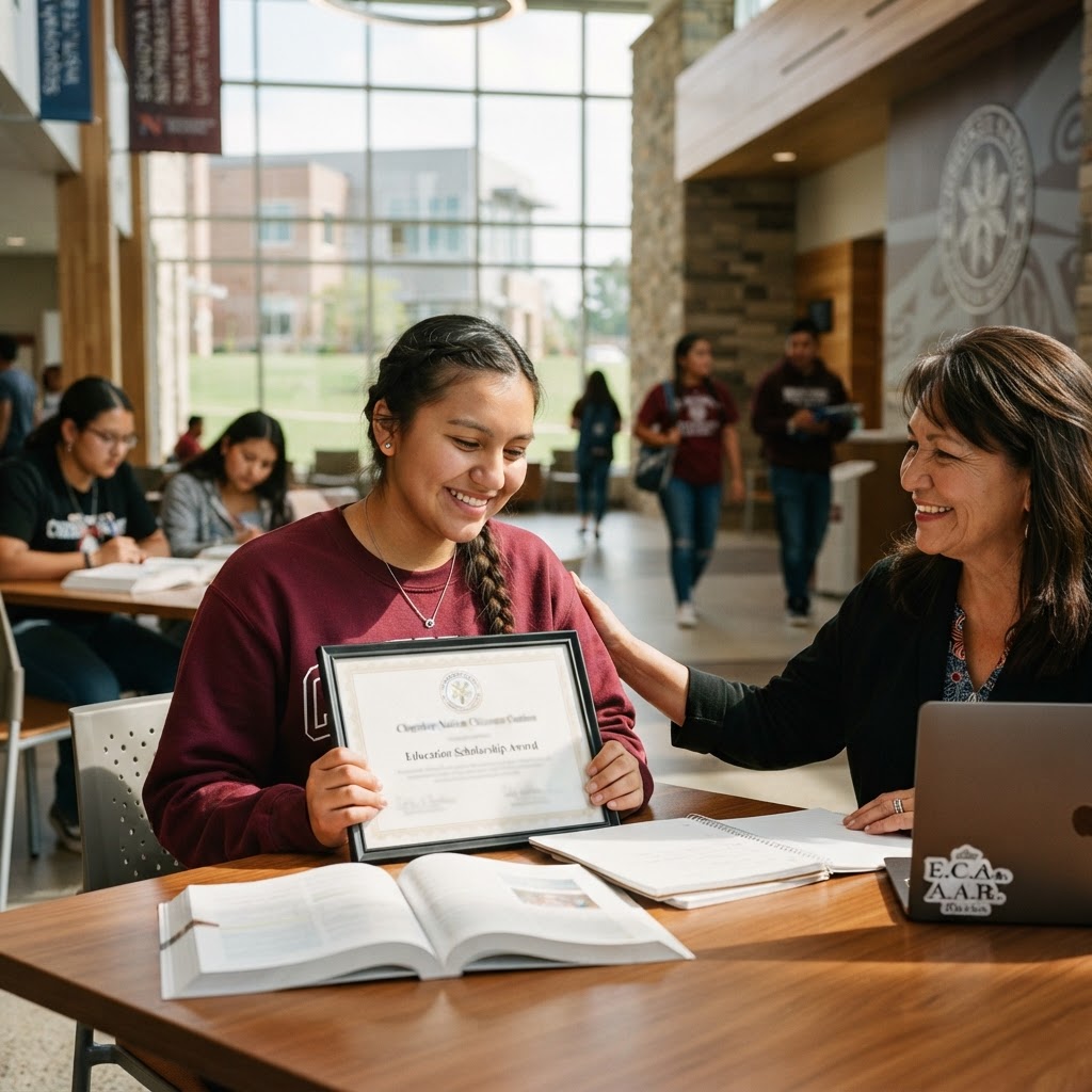 Photograph representing Cherokee Nation Foundation Scholarships: Education Funding for Tribal Citizens