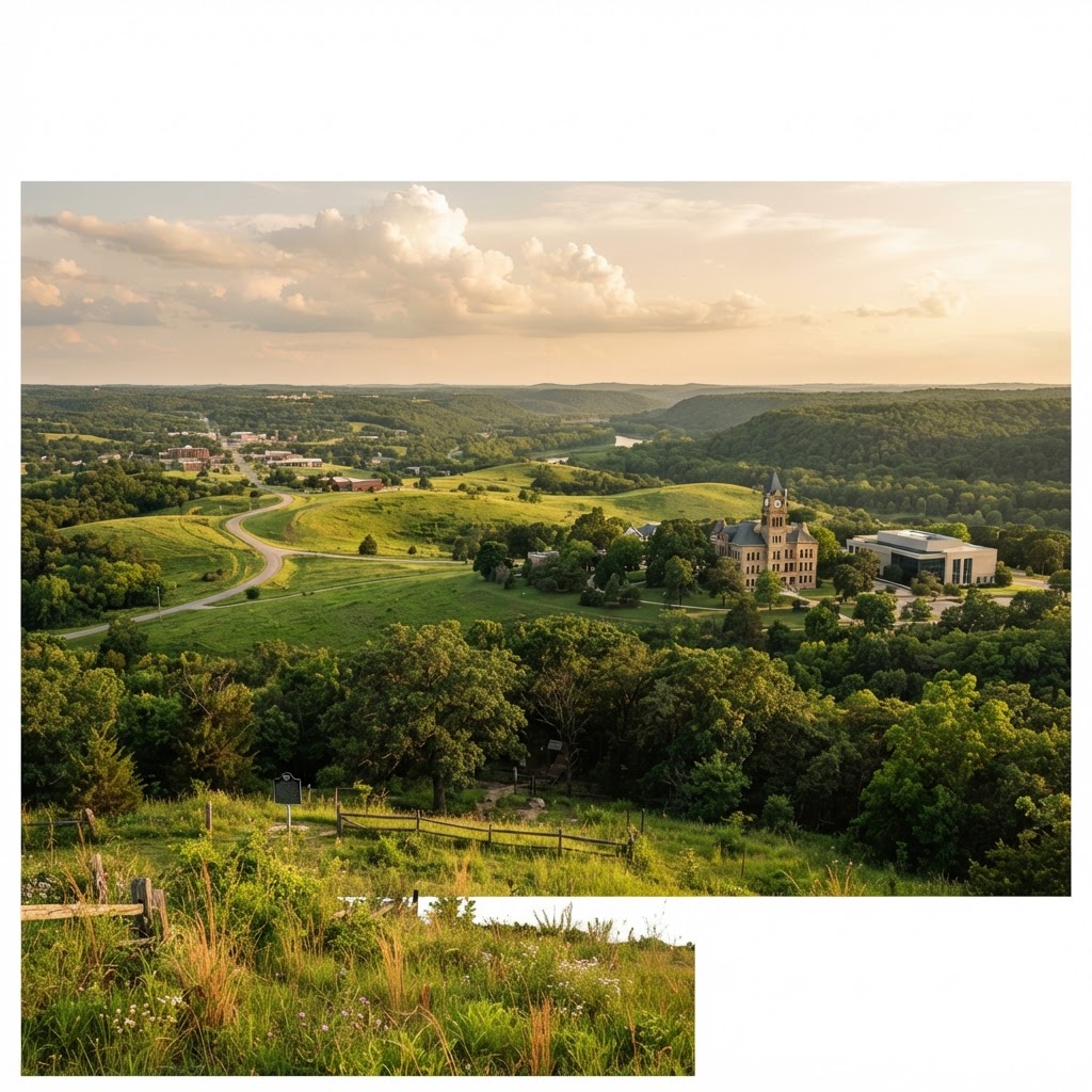 Photograph representing Cherokee Nation Jurisdictional Area: The 14 Counties of Northeastern Oklahoma