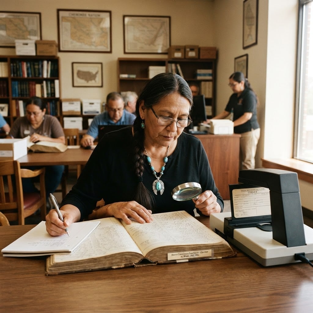 Photograph representing Dawes Commission Rolls: Researching Cherokee Ancestry Through Federal Records