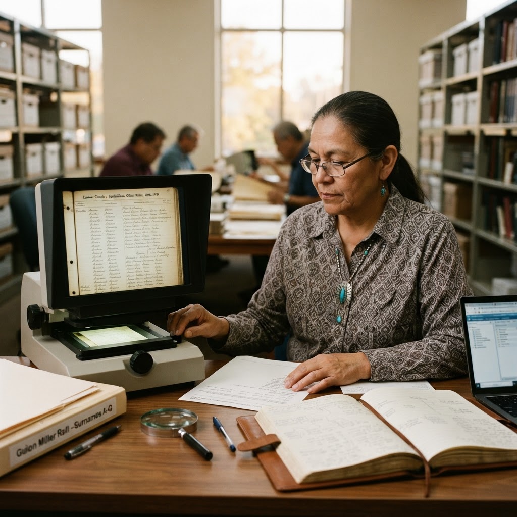 Photograph representing Guion Miller Roll: Eastern Cherokee Applications and Genealogical Research