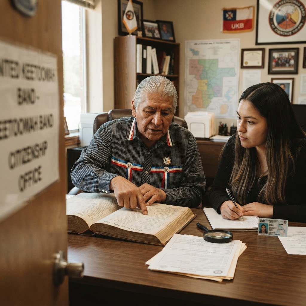 Photograph representing United Keetoowah Band of Cherokee Indians: History, Citizenship, and Services